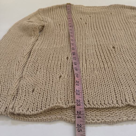 Mustard Seed Distressed Sweater Womans Medium BOHO Cottagecore - Picture 7 of 9